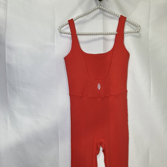 Free People FP Movement Rich Soul Flare Leg Jumpsuit Size XS/S Yoga Athletic - Picture 7 of 12